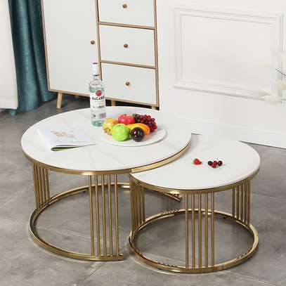 Luxury Nesting Marble Coffee Table image 12