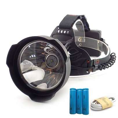 Rechargeable bright head lamp light headlamp torch image 1