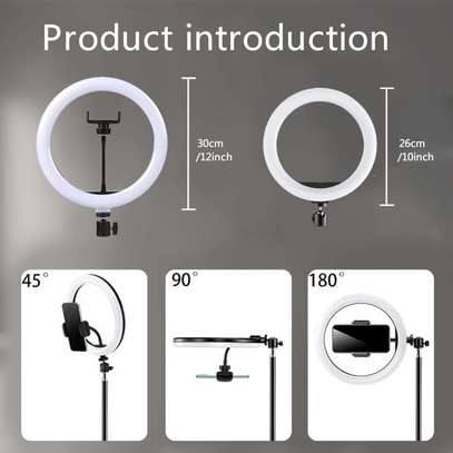 13inch Ring Light With 2.1M Tripod 3 Mode Dimmerble Light image 2