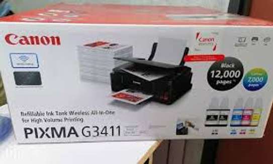 WiFi enabled Canon G3411 Wireless Printer image 2