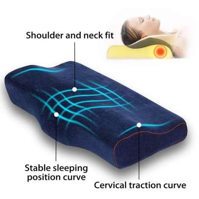 Ergonomic Cervical Memory Foam Cooling Gel Pillow image 1