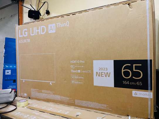 LG 65 INCHES SMART UHD FRAMELESS 4K TV image 2