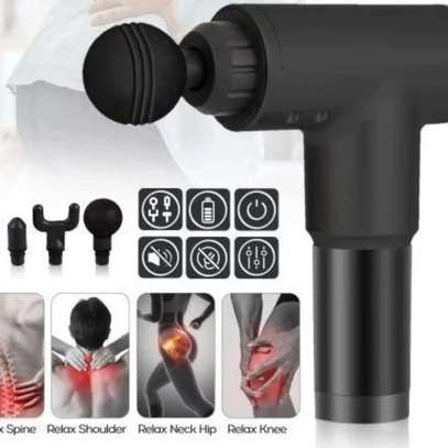 FASCIAL MASSAGE RELAXER GUN- 6 SPEED WITH 4 DIFFERENT HEADS image 1