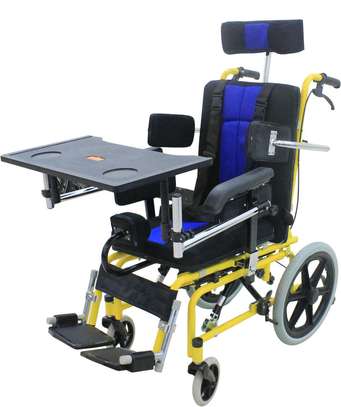 cerebral palsy wheelchair with table image 1