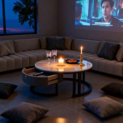 Coffee Tables;Modern Marble Coffee Table  In Mogonga image 4