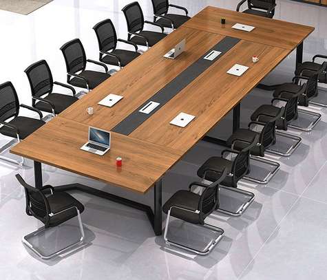 OFFICE TABLE: 2.4 Meter Boardroom Office Table image 5