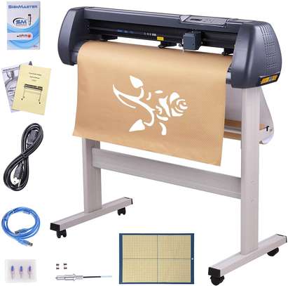 720mm Paper Feed Vinyl Cutter Plotter with Stand (28” 720mm) image 1