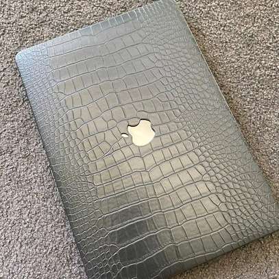 Crocodile Style Black MacBook Case macbook image 3