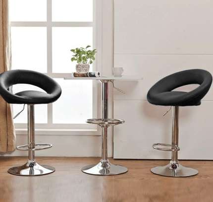 Office Barstool: Swivel Barstool with metal base image 6