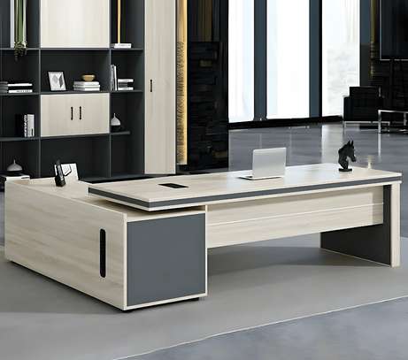Office Desk: 2M Modern Elegance Office Desk image 1