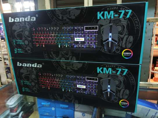 OEM Banda RGB Backlit Gaming Keyboard And Mouse image 1