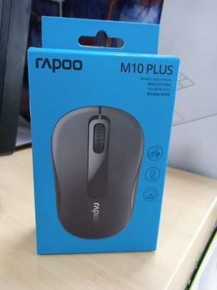 Rapoo M10 Plus 2.4ghz Wireless Optical Mouse Black image 1