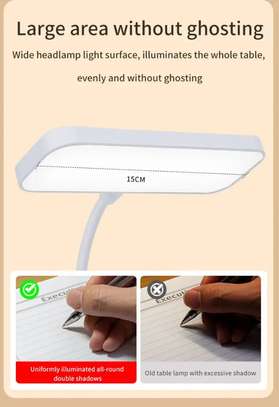 LED Flexible Rechargeable Clip-on Desk Reading Table Lamp image 4