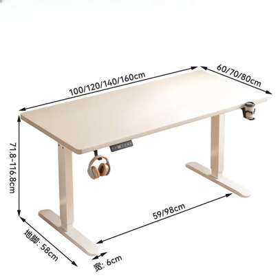 Office Tables: 48 X 24 Inches Adjustable Stand Up Table image 4