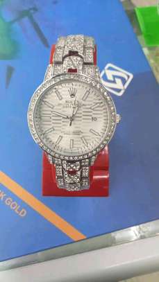 Iced Rolex wrist watch image 4