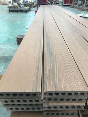 Durable Composite Decking Boards Hollow Core Wood Tones image 2