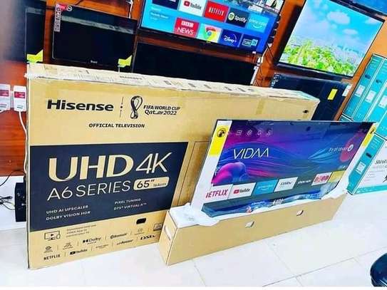 65 Hisense Smart UHD Television Frameless - End Month sale image 1