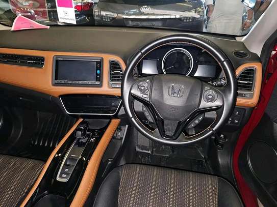 Honda Vezel Hybrid red colour 2016 image 3