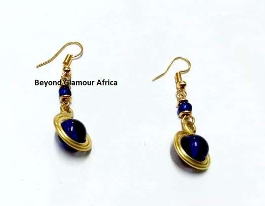 Womens Blue Crystal Jewelry set image 1