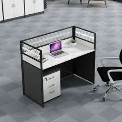 Single Person Office Computer Workstation Desk image 6