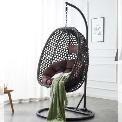 Home Chair; Relax Outdoor Rattan Hammock Home Chair image 4