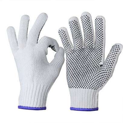 COTTON DOTTED GLOVES image 1
