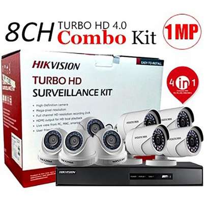 8 HIK Vision CCTV Cameras Full Kit image 1