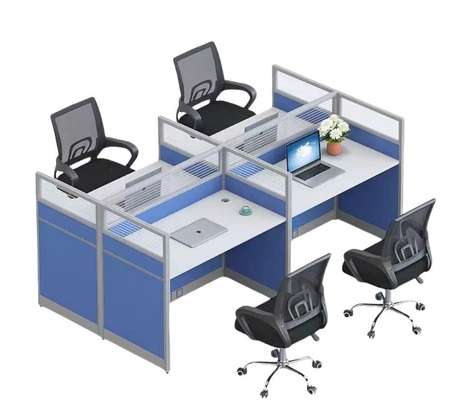 Office Workdesk :4-Way Office Workstation image 6