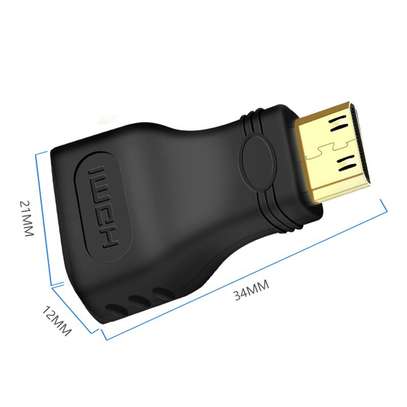 Mini Hdmi To Hdmi Adapter Male To Female Converter Gold Plat image 4