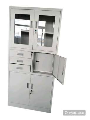 Metallic file Cabinet with safe image 4