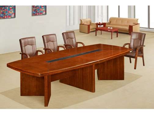 Office Table :  Luxury Mahogany Conference Table image 1