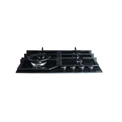 Mika Built-In Gas Hob, 60cm, 4 Gas with WOK image 2
