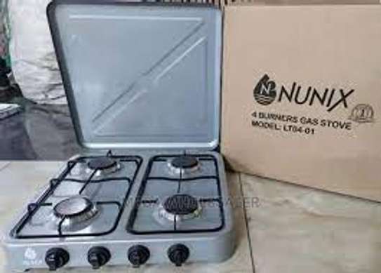Nunix LT04-01 - 4 Gas Burner Table Top Cooker Silver image 2