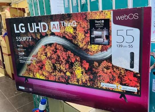 LG 55" Smart 4k UHD Frameless WebOS ThinQ 55Up7760 image 1