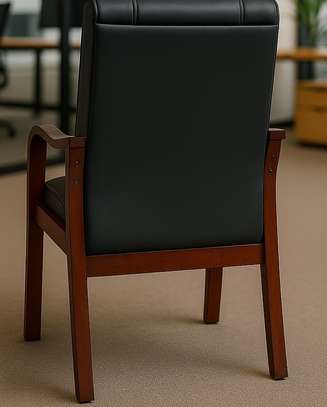 Office Chair: High-Back Padded Office Seat image 3