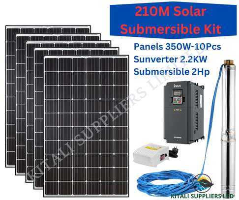 210m solar submersible pump kit with 2.2kw sunverter image 1
