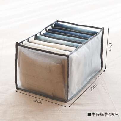 Jeans organizer available in white and grey image 1