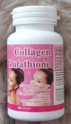 Collagen + Glutathione Supplement 100 Capsules image 3