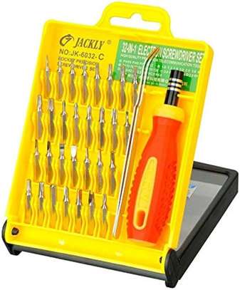 Jackly Jk 6032 A 32 In 1 Screwdriver Set Repair Tool Kit image 1