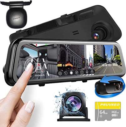 Rear dash board camera with reverse camera and gps tracking image 3