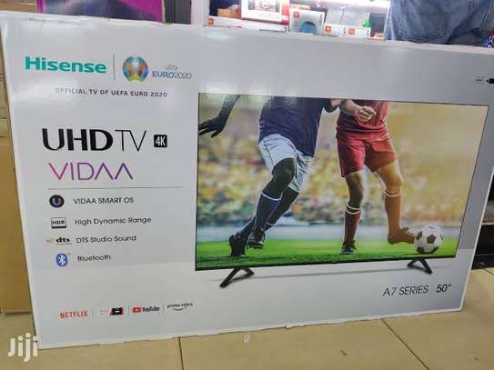 Hisense 50 Inch Android Frameless HDR UHD 4K TV-Hot Deals image 1