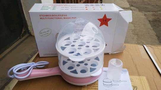 14 pieces electric egg boiler with pan image 1