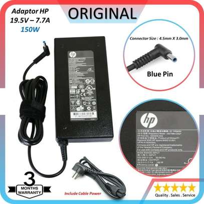 hp bluepin 150 watts charger blue pin image 5