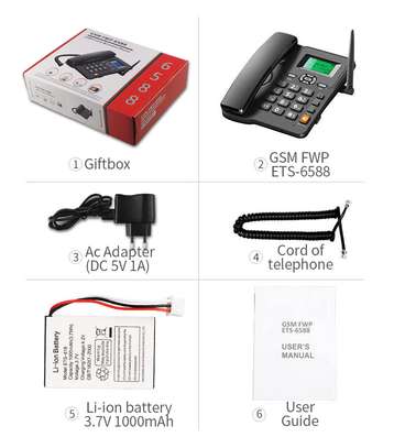 GSM Fixed wireless phone ETS-6588. image 2
