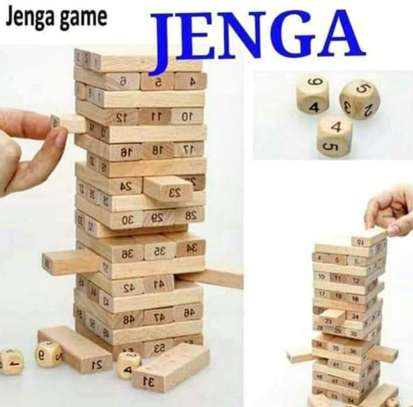 Mini Jenga Blocks Board Game image 1