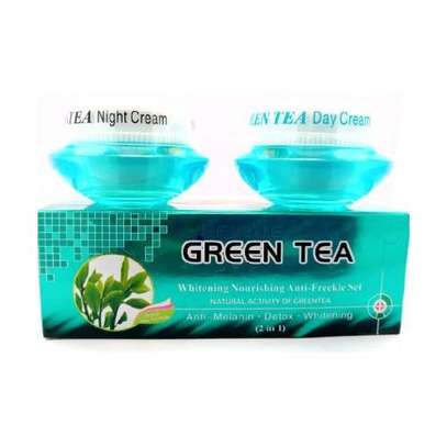 Green Tea Whitening Nourishing Anti-freckle Day&night Set image 1