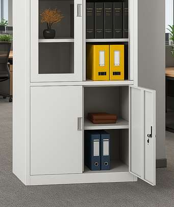 Office Cabinet: 2-Door Glass Office Cabinet image 4