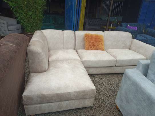 L shape 6 seater sofa set image 3