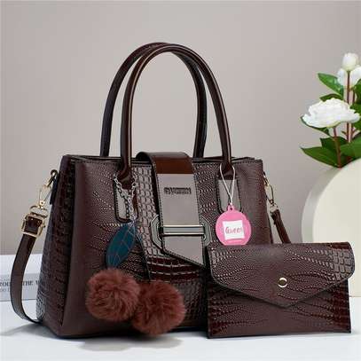Fashionable 2 in 1 Ladies shoulder Handbags image 5