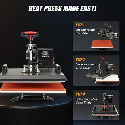 Multipurpose Combo Kit Sublimation Heat Press Machine image 2